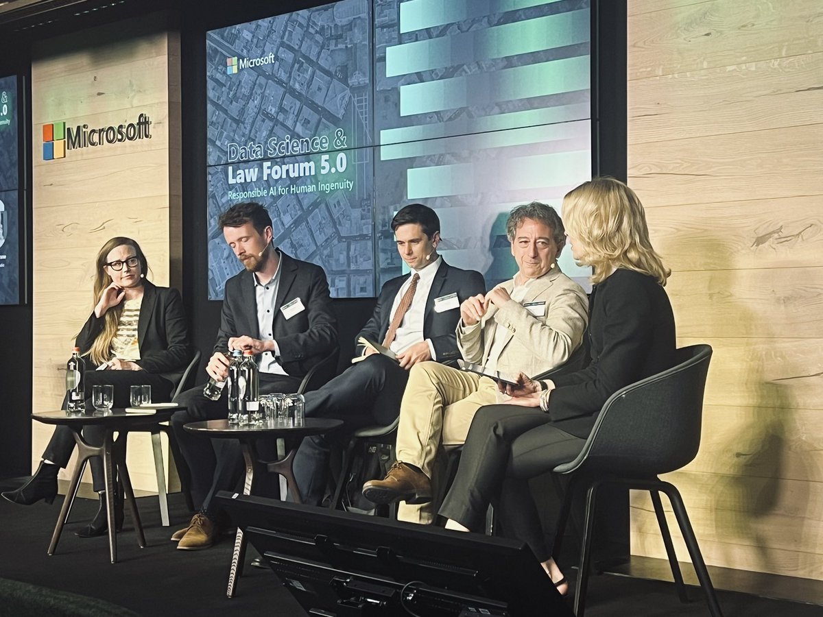 vm_mathias's tweet photo. Extremely interesting discussions today about #AI and AI policy at #Microsoft in #Brussels with experts from all sides. This kind of fora is essential to advance the conversation with a diverse group of experts about AI use-cases and getting regulation right #AIAct #EU #OpenAI https://t.co/1DRUSGr2MZ