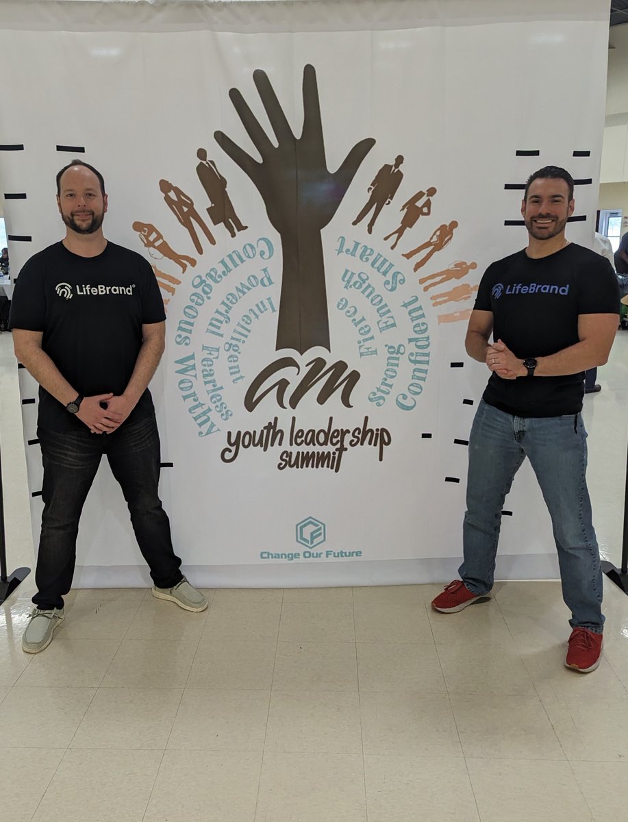 Sentimentai_ai's tweet photo. The LifeBrand Team had an amazing time at The Change Our Future Foundation Youth Leadership Summit last weekend. Vinny Corpora (@RoverNation12) & Kevin Quinlan teamed up with @Rodney_McLeod4 to educate students on ways to strengthen their #personalbrand and how to positively represent themselves on #socialmedia.

For more information on Rodney's incredible Foundation, click: https://t.co/X0dpVgYiZb

#leadership #future #students #change #team #youthdevelopment #changethefuture