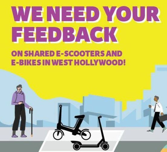 WeHoBike's tweet image. The City of West Hollywood's current pilot program on e-scooters and e-bikes expires soon.  The City has posted a survey to gather community input.   Let the Council know that these alternatives to motor vehicles are valued in the community! 

Go to
survey.alchemer.com/s3/7323345/Wes…
