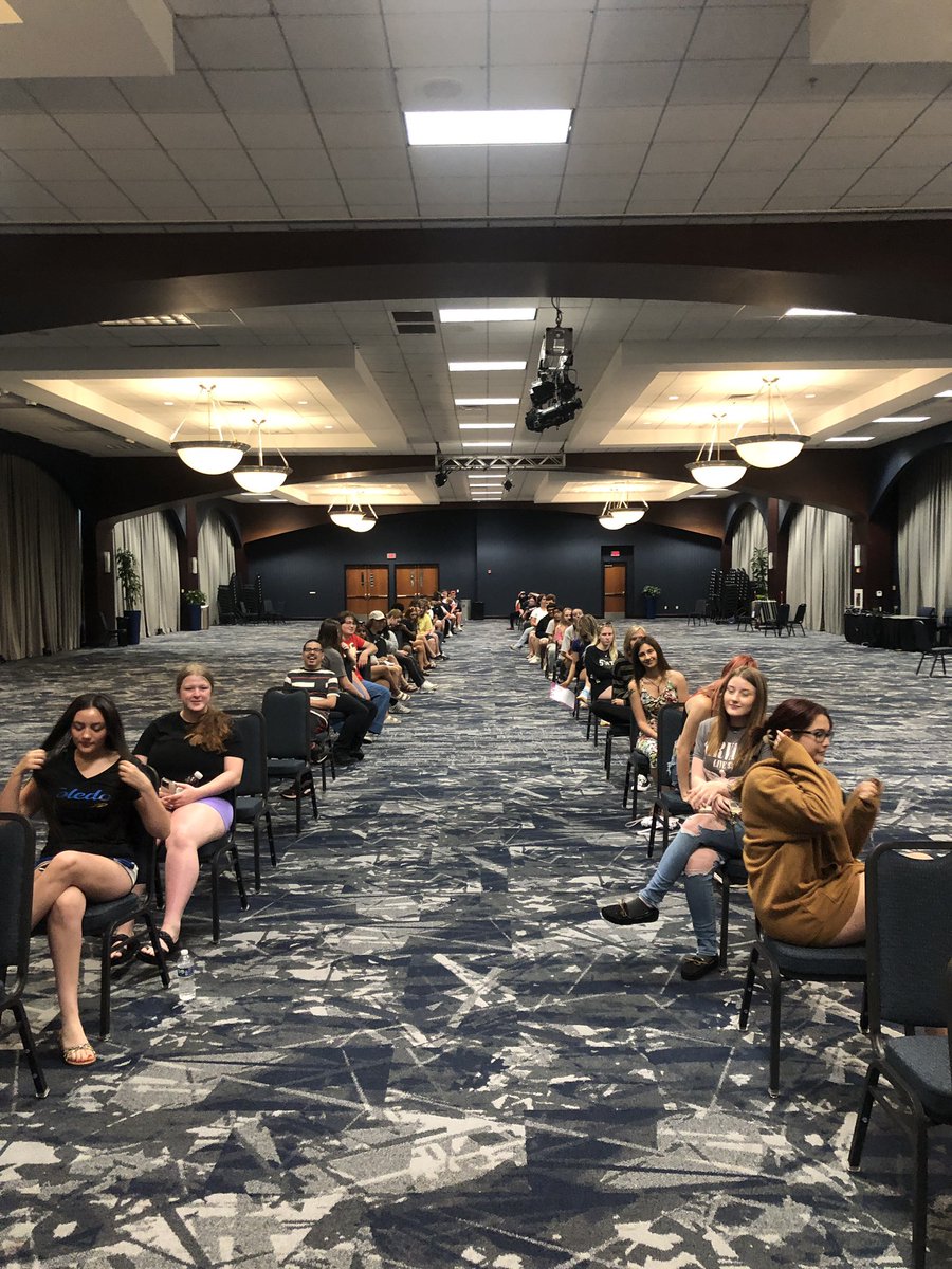 A little practice before the big night! 👍👍👍👍