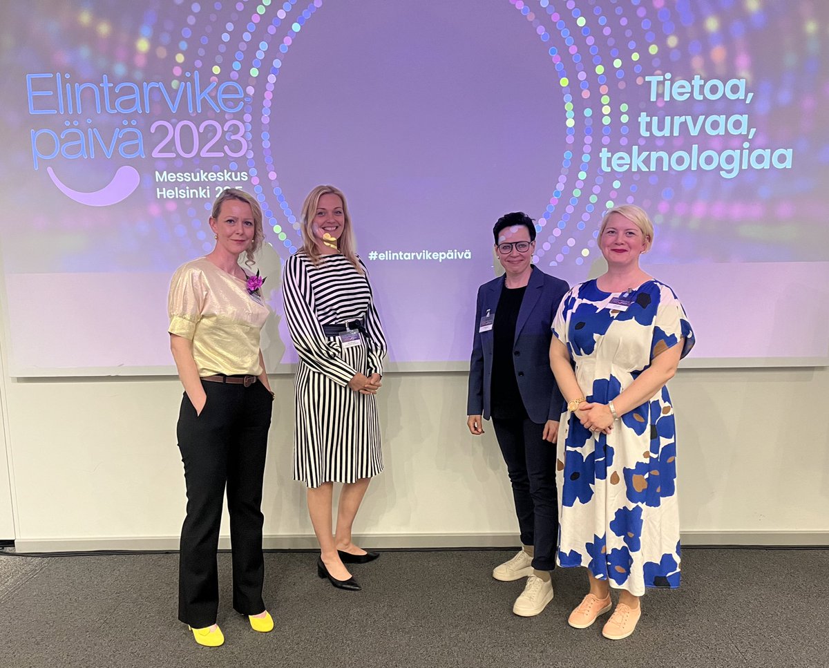 Yksi #Elintarvikepäivä’n kohokohdista oli Kestävyyssäädökset haltuun -osio, jota minulla oli ilo moderoida. Kiitos inspiroivista puheenvuoroista <a href="/heinonen_ulla/">Ulla Heinonen</a>  <a href="/LeaRankinen/">Lea Rankinen</a> ja Linda Piirto