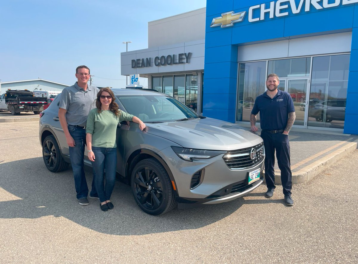 Congrats Kayla &amp; Tyson!! Thank you guys for shopping with me here at Cooley's, very happy I could help. Enjoy your gorgeous new Buick Envision!! #DCGM #ShopParkland <a href="/Rhett_Law11/">Rhett Law</a>