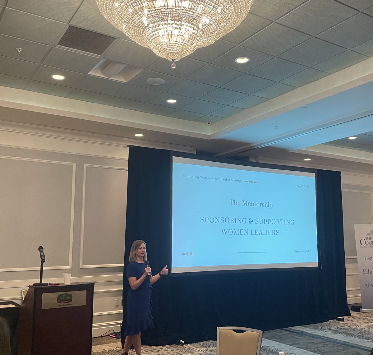 Thank you ⁦<a href="/bdunckelking/">Rebecca</a>⁩ for reminding us about the importance of mentoring and sponsoring women leaders ⁦<a href="/NYSchoolSupts/">NYSCOSS</a>⁩ ⁦<a href="/NYSIRInsurance/">NYSIR Insurance</a>⁩ ⁦<a href="/ChafeeNysir/">@NYSIR-Chafee</a>⁩ ⁦<a href="/NWEA/">NWEA</a>⁩ ⁦<a href="/CathyFabbs/">Cathy</a>⁩