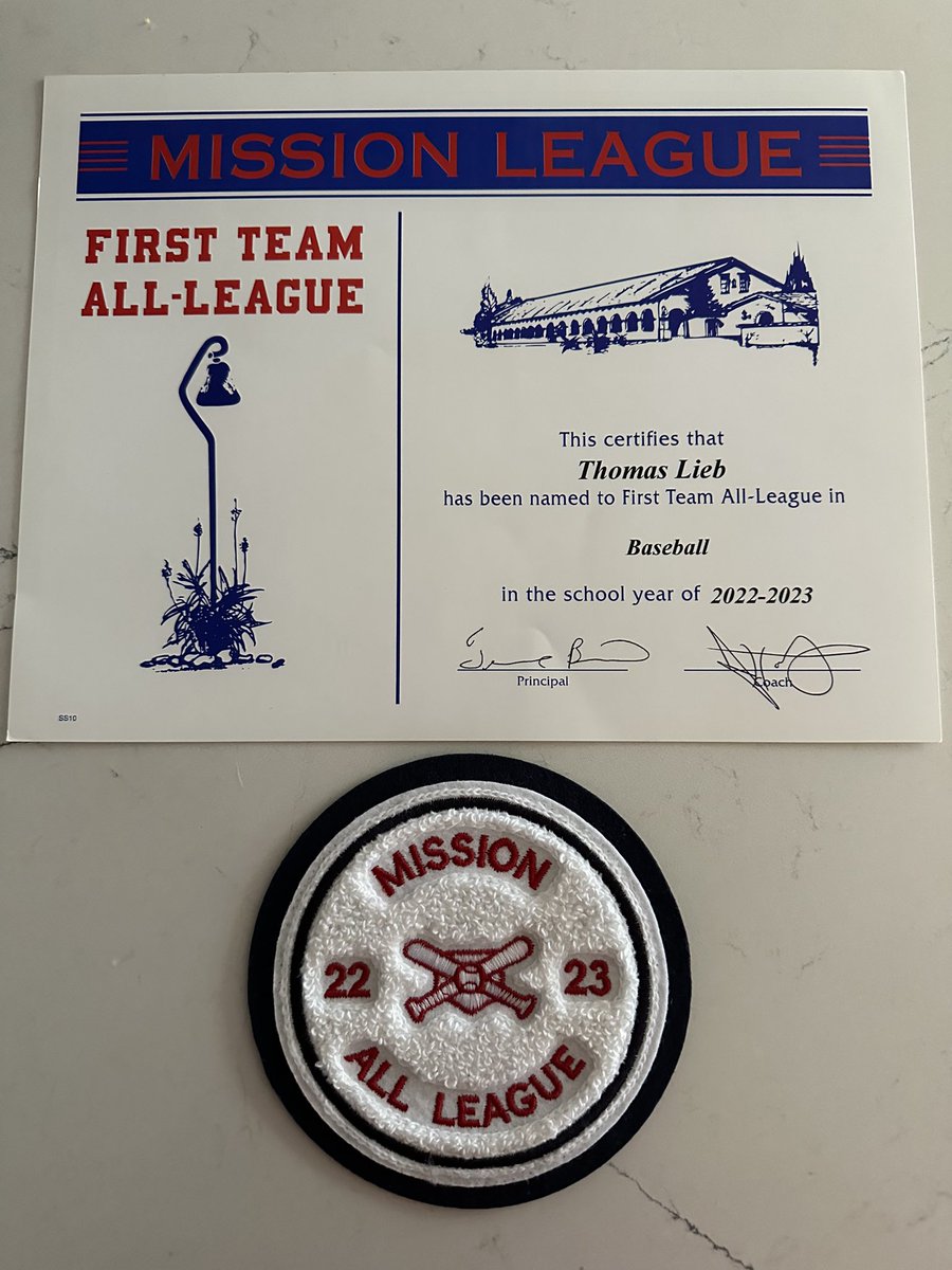 With so many great players to choose from, I am honored to have received First Team All Mission League recognition.
<a href="/hwbaseball/">Harvard-Westlake</a> <a href="/LegacyBBGroup/">Legacy Baseball Group</a> @coach_oliveira