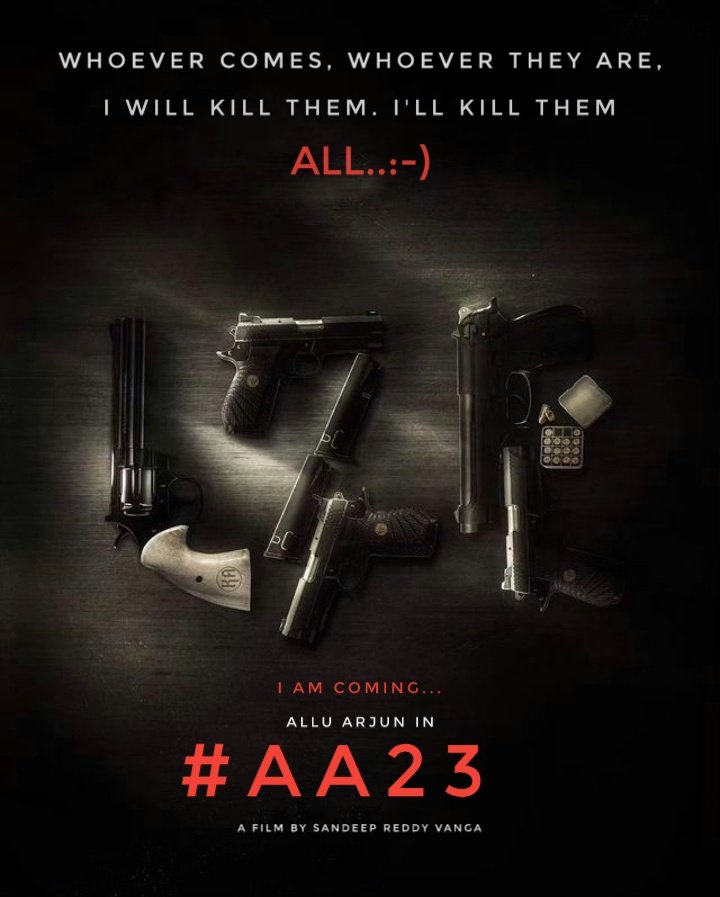 #AA23 Poster Work⚡
Hope you like it.
#AlluArjun #sandeepreddyvanga #Pushpa2TheRule