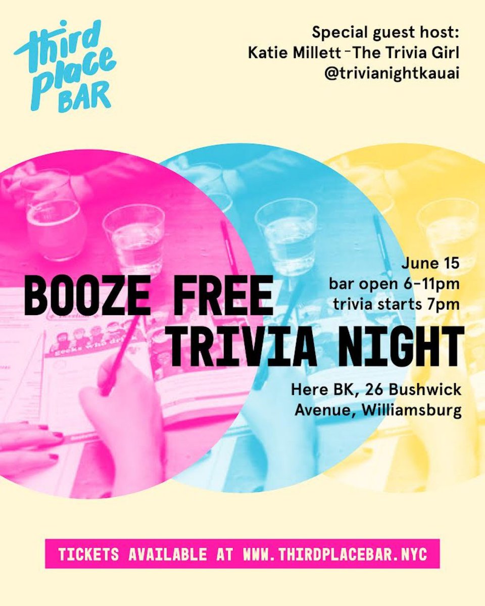 Sam @ Third Place Bar NYC tweet media