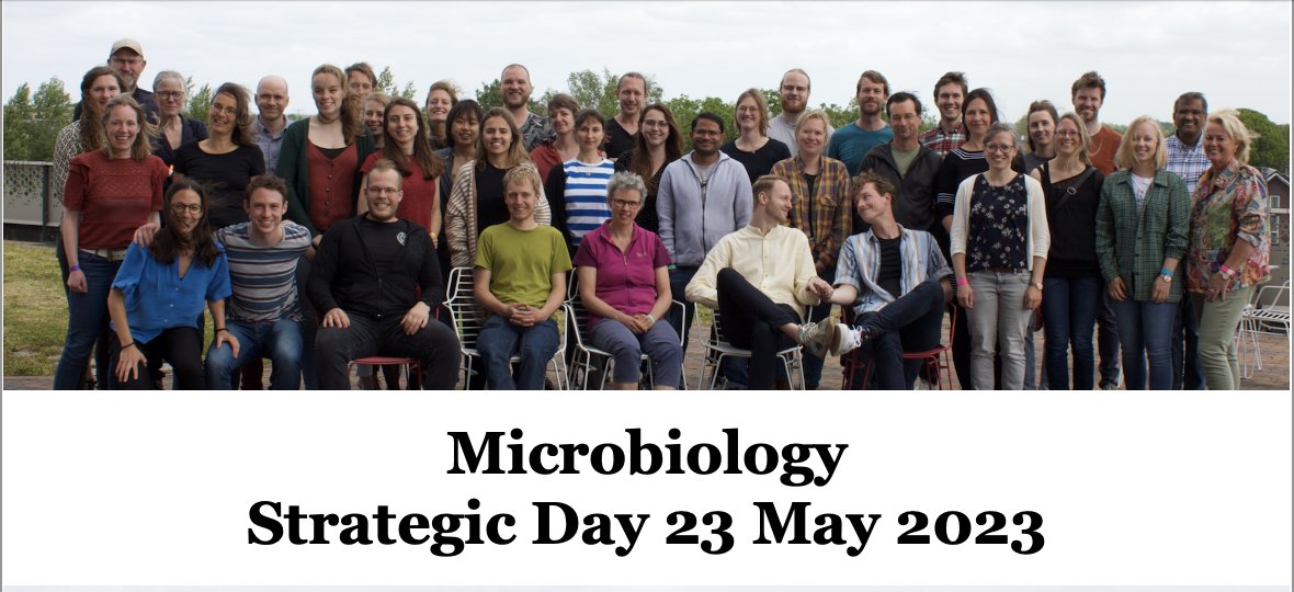 Strategic day of #microbiology @RIBESresearch @Radboud_Uni with many teambuilding activities and a new group picture :) Have fun too