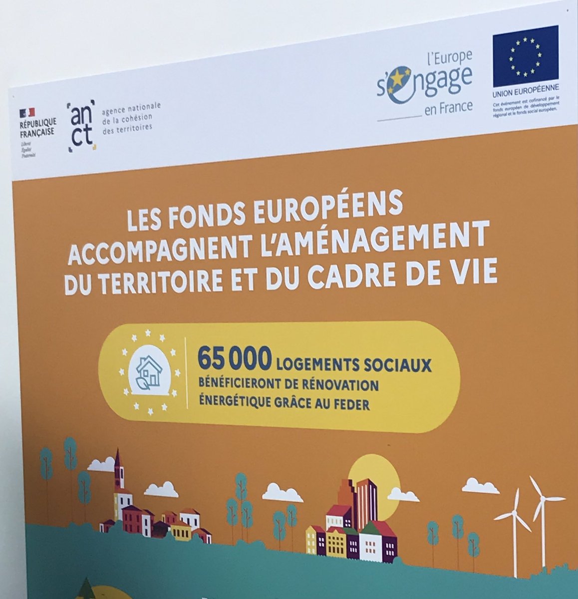 RT <a href="/LaurentGhekiere/">Laurent Ghekiere</a>: 15h30 a l’atelier « Un #logement sain et sobre » #ANCTour
#ClimateAction par #cohesionPolicy