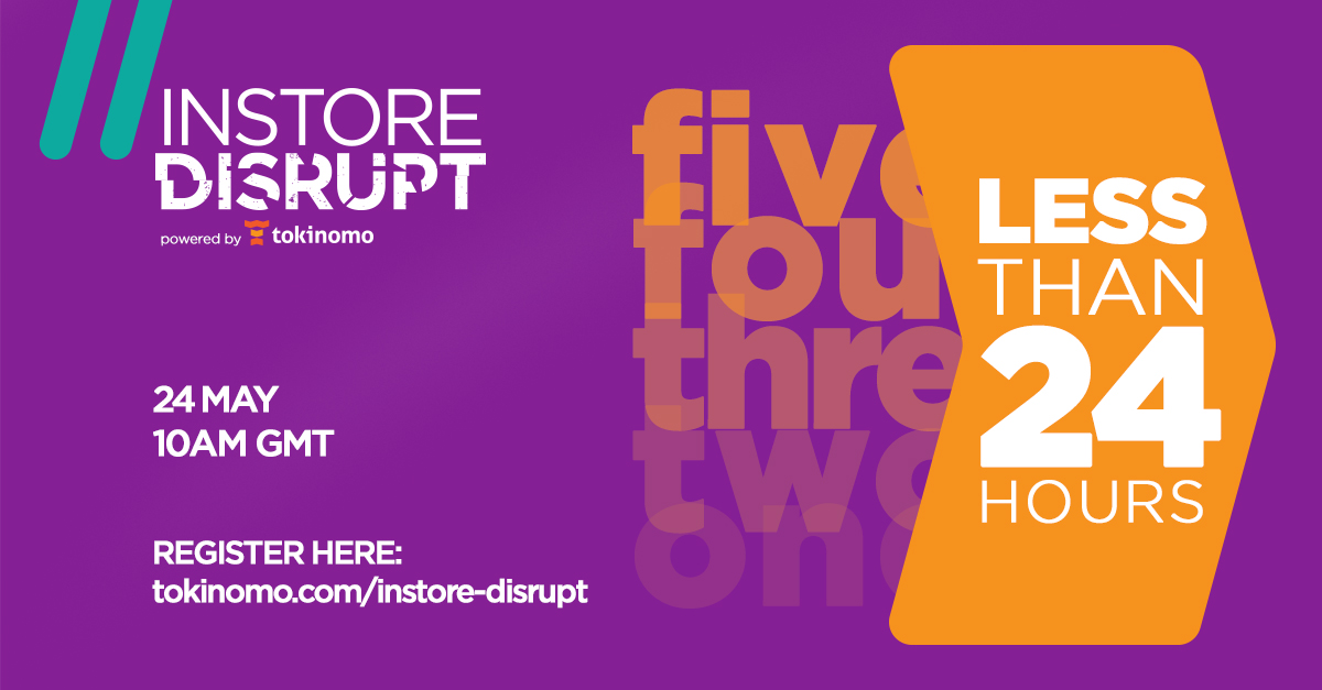 Tokinomo1's tweet photo. Tick-tock! The countdown has begun! Less than 24 hours stand between you and the #InStoreDisrupt extravaganza.
Can't make it to the live event? No problem! By registering at https://t.co/9pNBIXGInU, you'll not only receive access to the live event but also the coveted recording. https://t.co/m3V9n8RSC1