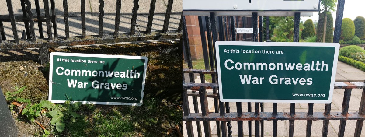 ThomasC250371's tweet image. Up at Glasgow Garnethill Hebrew Cemetery today doing my @EOHO inspection for the @CWGC, nicely cleaned sign, and at Glasgow Crematorium, the replaced sign.

#eoho #GWGC #LestWeForget