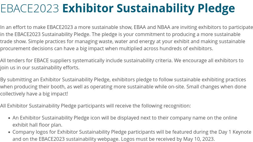The private jet fair #ebace in Geneva boasts that they convinced some of the exhibitors to "pledge to follow sustainable exhibiting practices when producing their booth" because "Small changes when done collectively have a big impact!" 🤡🤡🤡
They don't care!
#BanPrivateJets