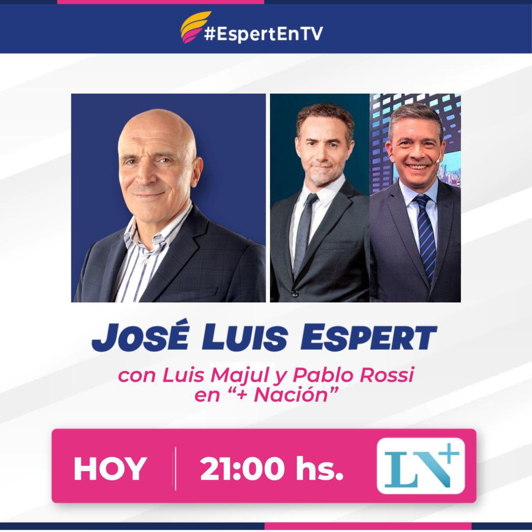 AvanzaLibertad_'s tweet photo. Hoy a las 21:00 hs. @jlespert estará con @majulluis y @PRossiOficial en #MásNación por @lanacionmas https://t.co/bx7Cr6xmCg
