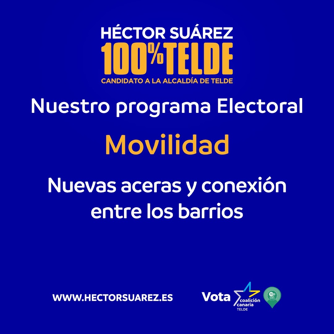 hectorjsuarez's tweet photo. Conoce las propuestas que tenemos para lograr un 100%Telde. Amplía información en: https://t.co/VdlUMpuU1A

#HéctorSuárez100x100Telde
#HéctorSuárez
#ActivandoTelde
#Vota100x100Telde
#VotaHéctorSuárez https://t.co/TdezPOsiCS