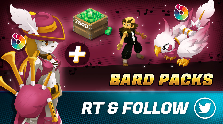 DOFUSTouch_EN's tweet photo. 🎵 Bring out your artistic side with the Bard Packs! RT+Follow for a chance to win a Superstar Bard Pack!
🔗 https://t.co/a01czIcxxk https://t.co/vBytebMpkp