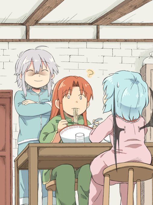 今日🍜でした。過去絵。