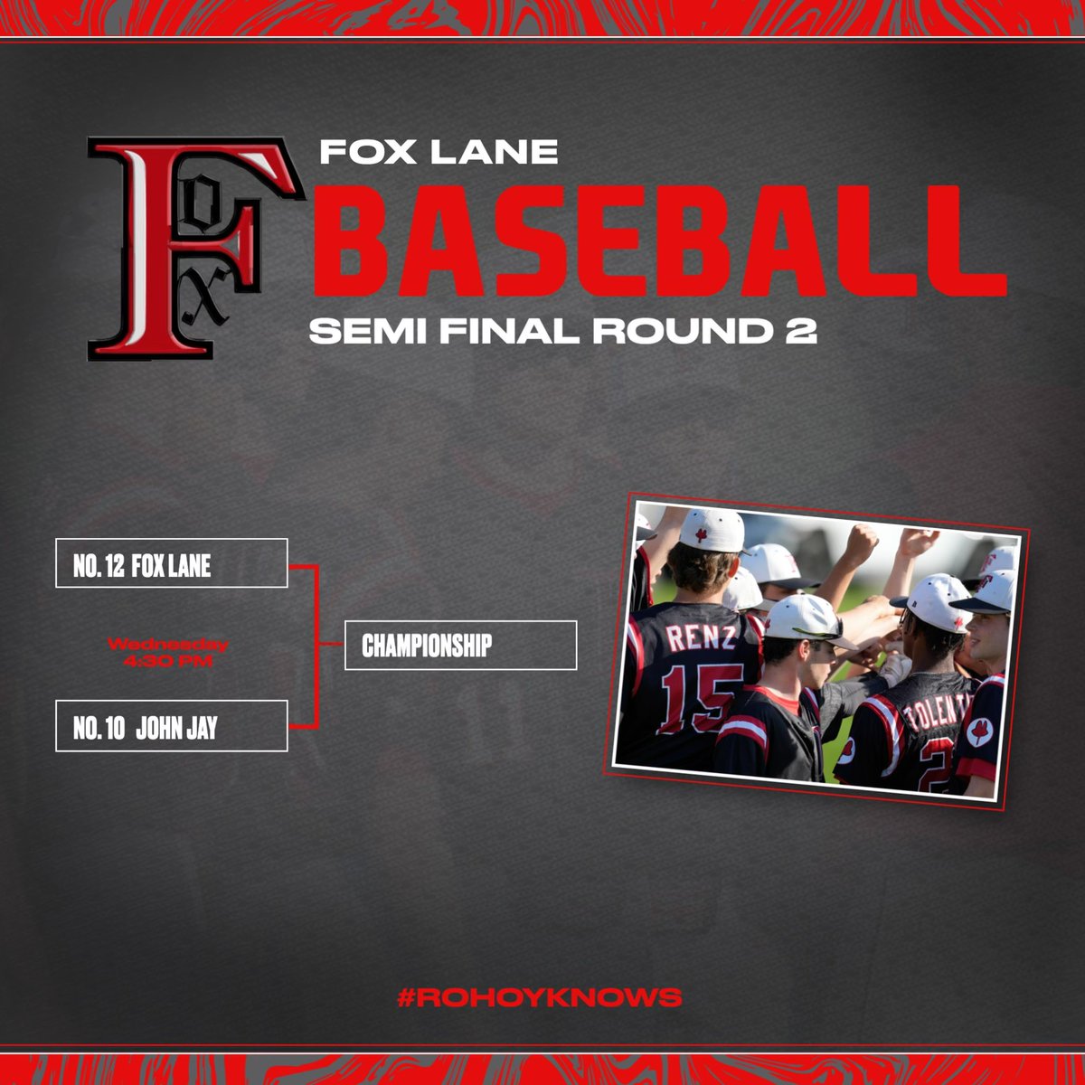 Fox Lane Baseball tweet media