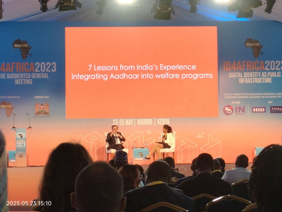 VibraniumID's tweet photo. "Differentiate between teething problems and design flaws." - Nidhi @ID4Africa 2023.
Great session by @JPAL_Africa on lessons from implementing Digital ID as a public good. https://t.co/7qnZL9KDXN