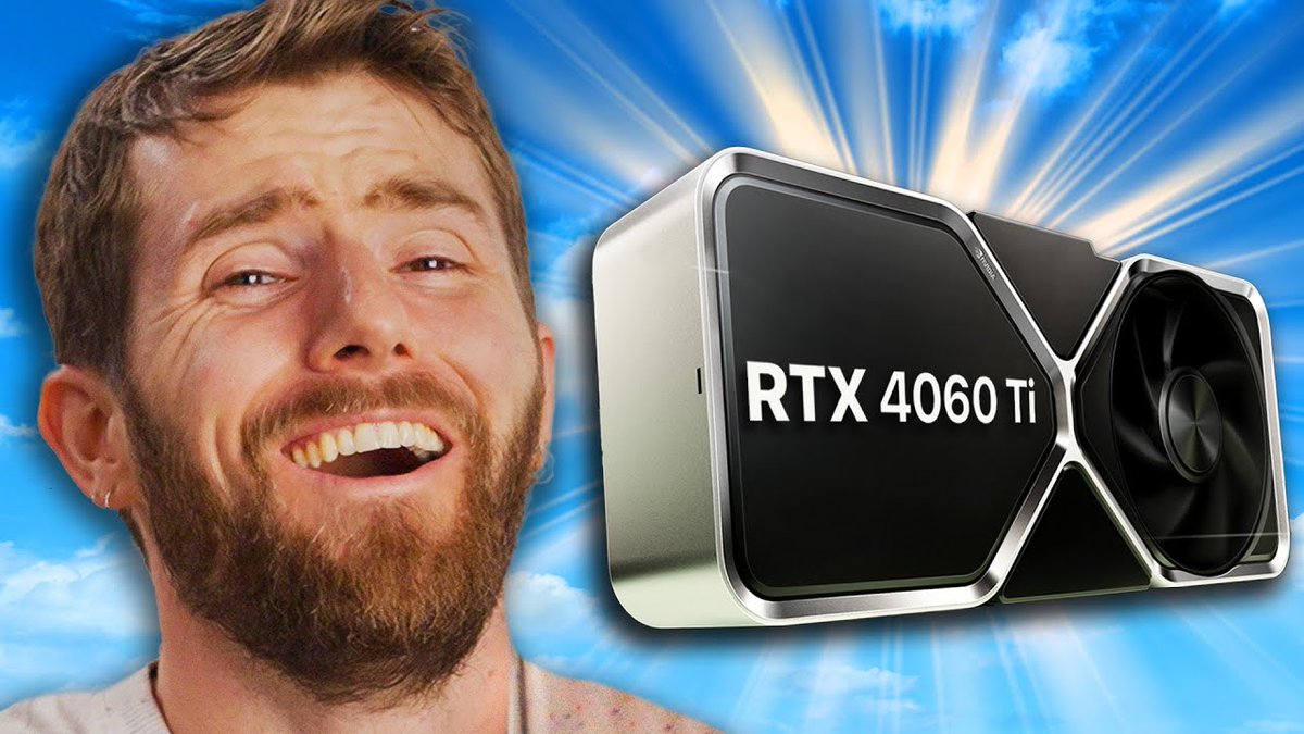 LinusTech's tweet photo. NEW VIDEO!: THANK YOU NVIDIA!! - RTX 4060 Ti Review
https://t.co/3TVBP26uCx https://t.co/1lKsjsr9ir
