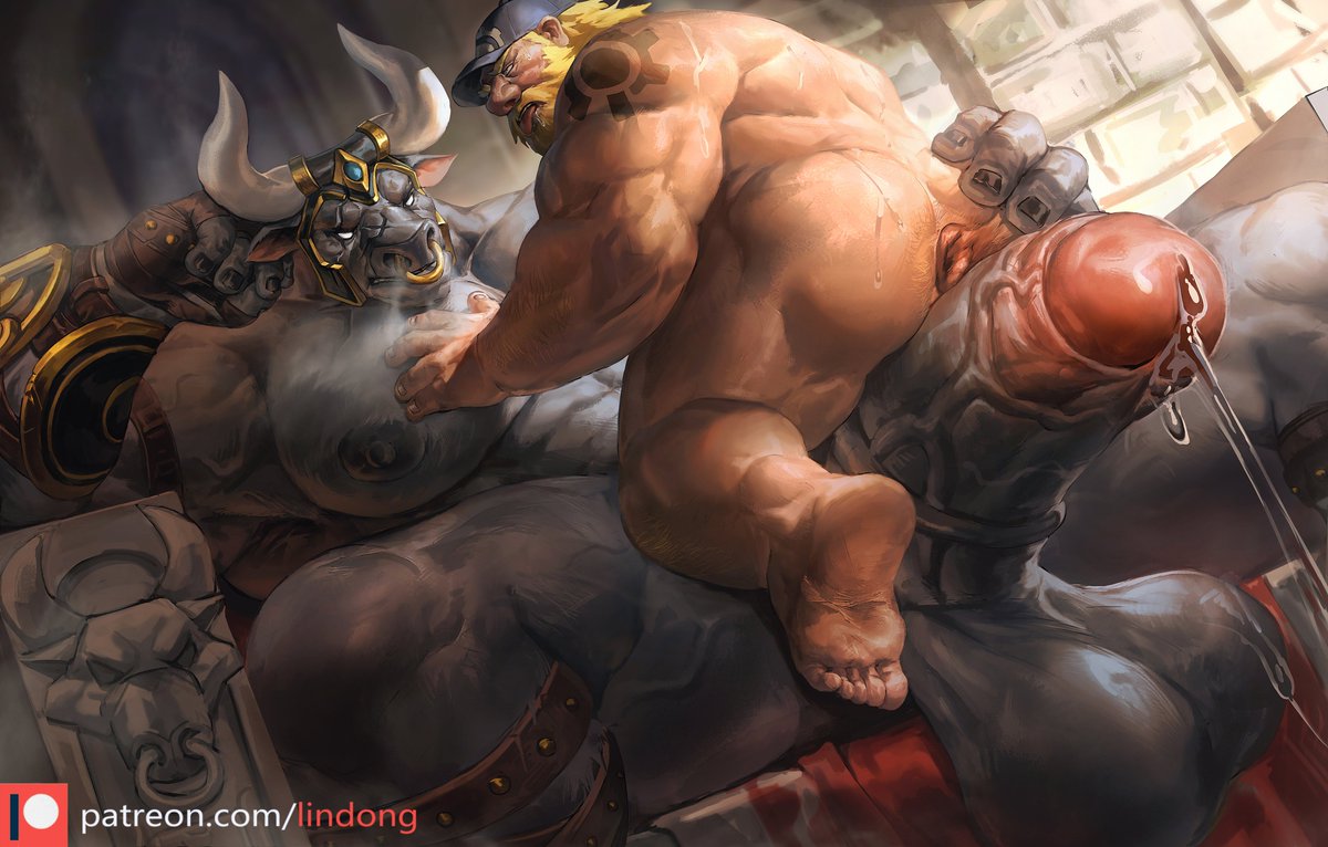 Torbjörn faces a great challenge from the Minotaur's evil Black Hammer

2023.05 Patreon reward 2
*This will have an animation version.