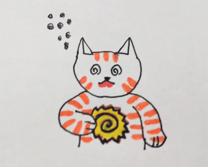 #みなさん2年前の今頃はどんな絵描いてましたかことらしか居ないですね!! 他の二人の登場はまだ少し先ですね色使いは、相変わらずですね!! 