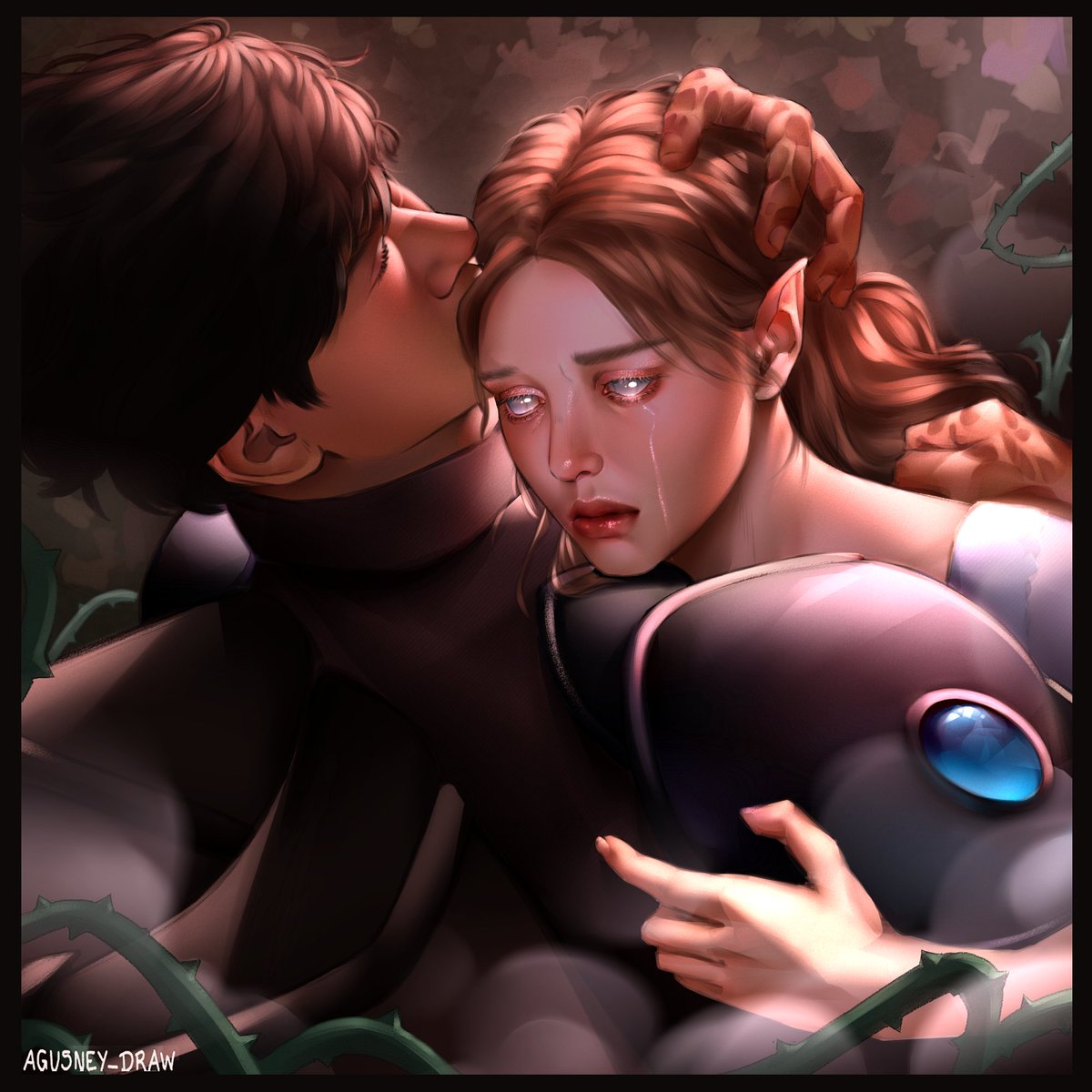 "... Perhaps he, too, had suffered as Elain had before he understood what gift he possessed."
— A Court of Wings and Ruin by <a href="/SJMaas/">Sarah J. Maas</a>
🌹･ . ⋆ ･ . 🦇
-  art by <a href="/Agusney_draw/">Agusney</a>
-  commissioned by me
- <a href="/elrielmonth/">ELRIEL MONTH ERA 🦇🪷</a> :  𝐴 𝐵𝑟𝑖𝑑𝑔𝑒 𝐵𝑒𝑡𝑤𝑒𝑒𝑛 𝑆𝑜𝑢𝑙𝑠 ✨