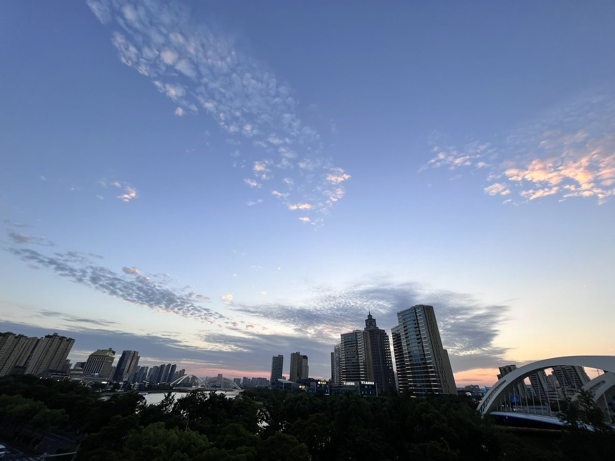 sunset in #ningbo