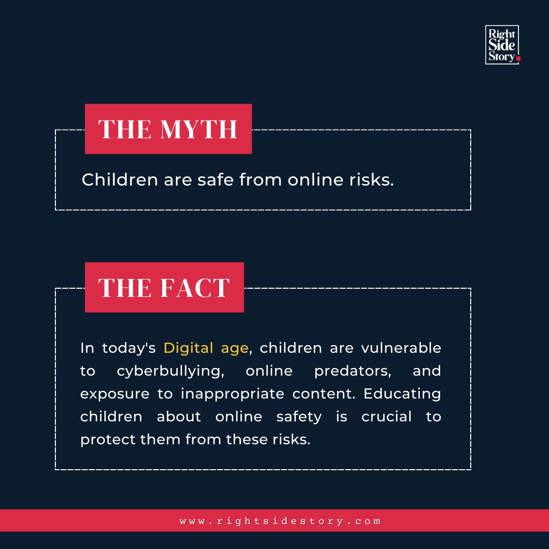 Myth VS Facts 
#OnlineSafety #ProtectOurKids #DigitalCitizenship #InternetSafety #CyberSafety #ParentalControls #SafeBrowsing #ProtectingChildren #CyberbullyingAwareness #OnlinePredators #PrivacyProtection #SafeSocialMedia #DigitalWellbeing #myth #facts #mythvsfacts