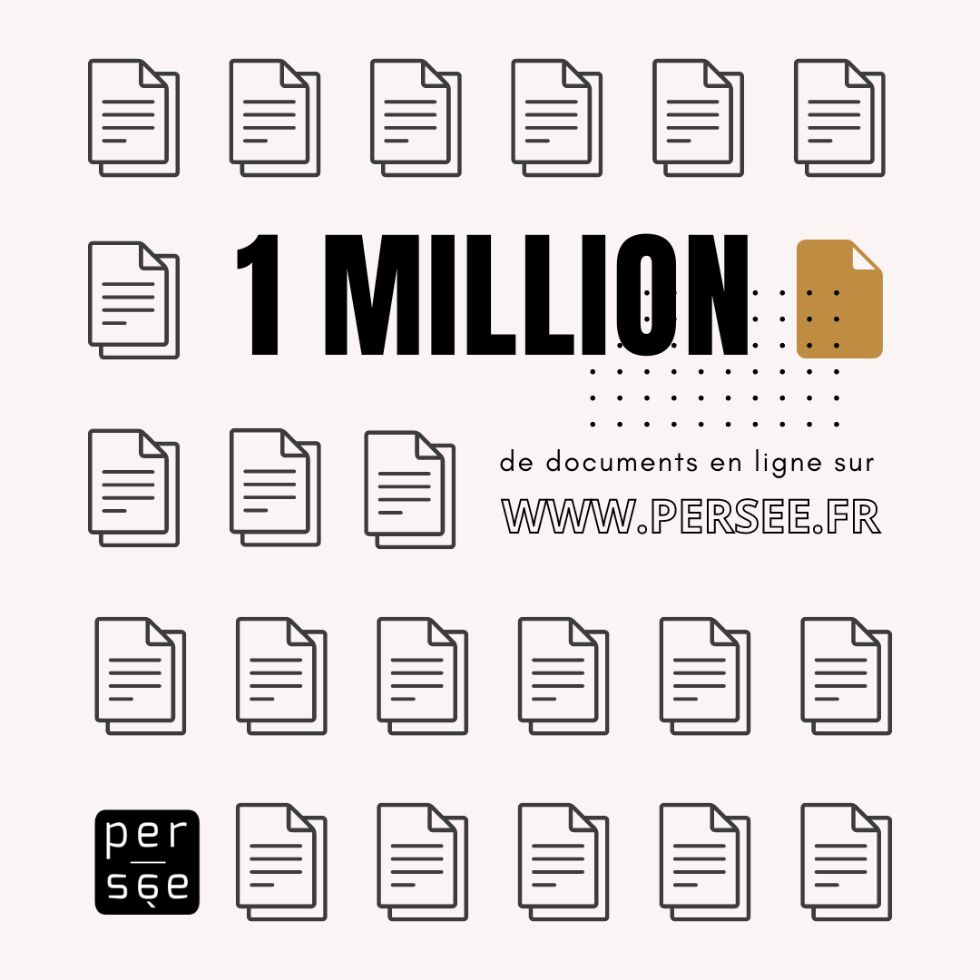 📣 Et pendant ce temps là... <a href="/PerseeFr/">Persée</a> franchit le MILLION de documents en ligne sur persee.fr !
Un très grand merci à nos tutelles, à nos partenaires et à tous nos utilisateurs, qui contribuent chaque jour au succès du portail ! #OpenScience
@ENSdeLyon <a href="/CNRS/">CNRS 🌍</a>