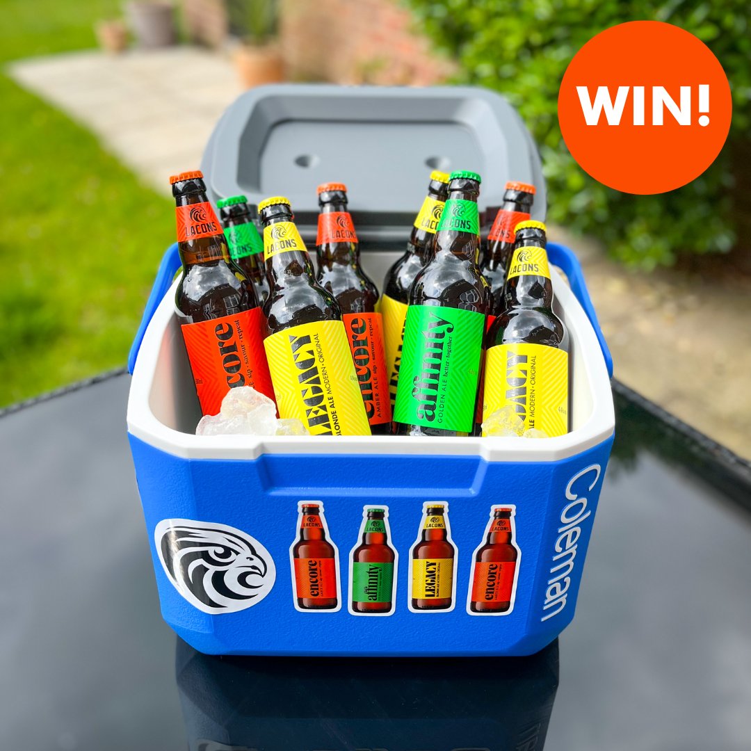 WIN A COOLER FULL OF BEER … 🍺☀️ 

All you have to do is…
👉 Follow <a href="/LaconsBrewery/">Lacons Brewery</a> 
👉 Reply to this and #TAG a summer drinking buddy 
(Like + RT this post for additional entries)

#beercooler #beer #craftbeer #competition #britishbeer #cityofale #norwich #norfolk 

T&amp;C's Below