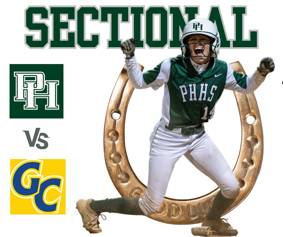 Today's the day!! SECTIONAL GAME DAY!!!  🥎 💚

vs.      Greenfield Central
7:30 • @ New Pal