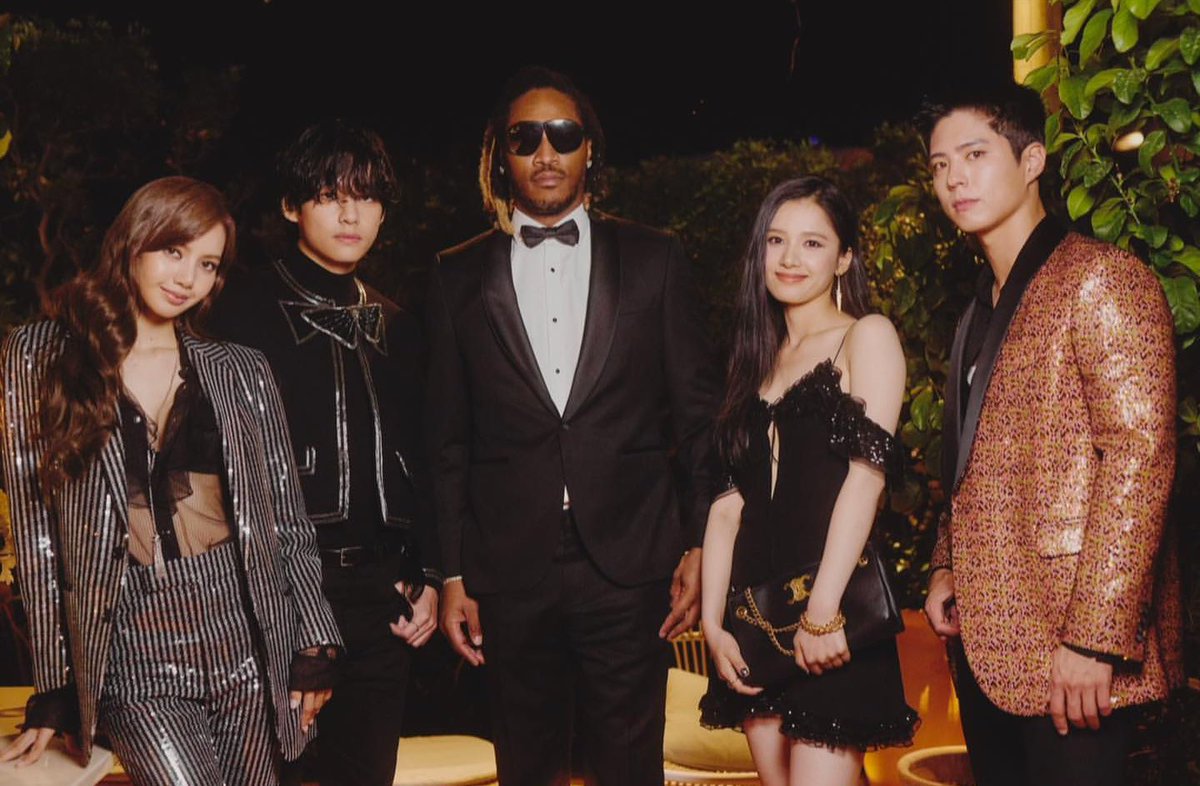 btsinthemoment's tweet image. [thv] instagram post 

@/hedislimane @/celine ☺️