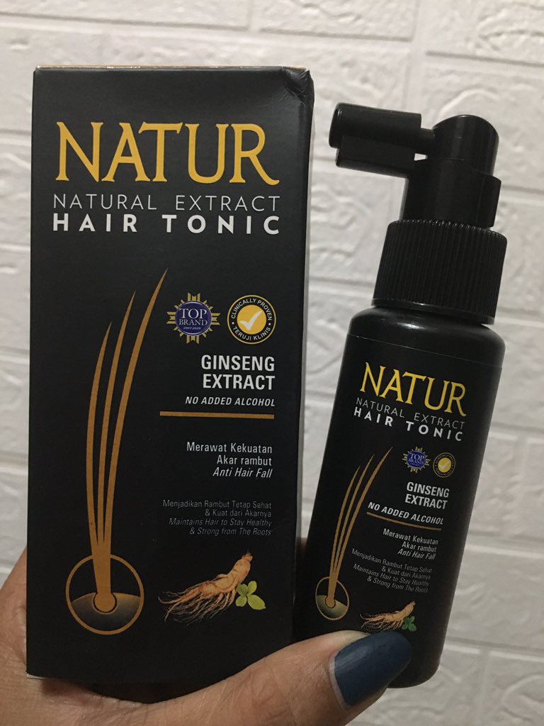 KurangGocap6's tweet photo. ✨NATUR HAIR TONIC GINSENG EXTRACT✨ 

Yang punya masalah rambut rontok coba pake ini deh, hair tonic ini punya kandungan Ginseng Extract yg bisa ngatasin rambut rontok dan merawat kekuatan akar rambut
@backtonatur https://t.co/kpfwncJ5vJ
