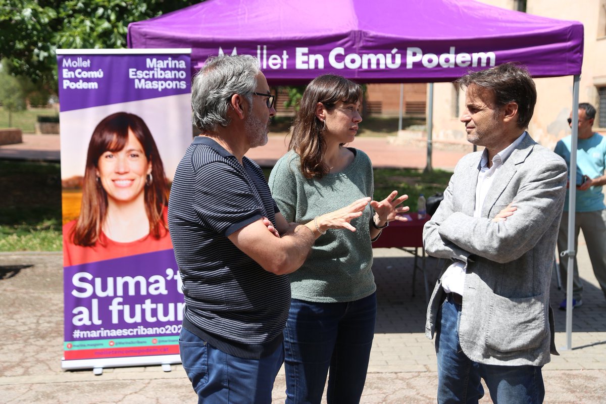 El vot a <a href="/MarinaScribano/">Marina Escribano Maspons</a> i Mollet En Comú Podem diu NO als macroprojectes fracassats del ciment com el 4t Cinturó del PSC, i SÍ a l’habitatge públic.

➡️ <a href="/JaumeAsens/">Jaume Asens</a> recorda que #Mollet mereix un govern progressista i verd, que posi a veïns i veïnes al centre🌳💜
 #sumatalfutur