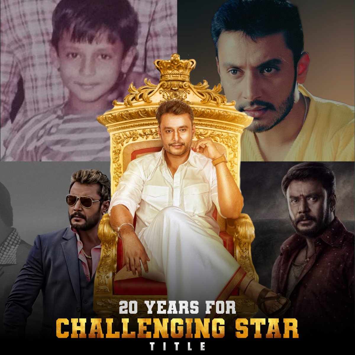 #Monarch D BOSS ♥️♥️ celebrating 20 years for CHALLENGING ⭐️⭐️⭐️ tittle♥️♥️💫

Congratulations BOSS 😍♥️
LOT MORE TO SHINE & LOT MORE TO CONQUER ⭐️⭐️⭐️

Jai DBOSS 
@dasadarshan 
#DBoss #ChallengingStarDarshan #BoxOfficeSulthan #DarshanThoogudeepa