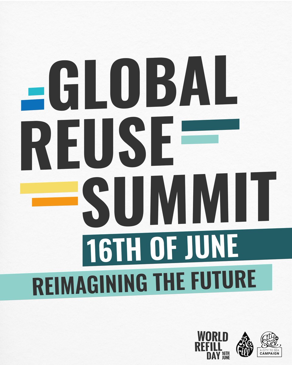 Refill's tweet photo. 🙌 #WorldRefillDay is BACK on Friday 16th June and this year, we're introducing the #GlobalReuseSummit -  a free, digital event hosted LIVE on World Refill Day 🙌 

Join us as we journey into the future of refill &amp; reuse. 

More info &amp; sign up here ➡️ https://t.co/SLuQTBz0WE https://t.co/UssvLhlpdG