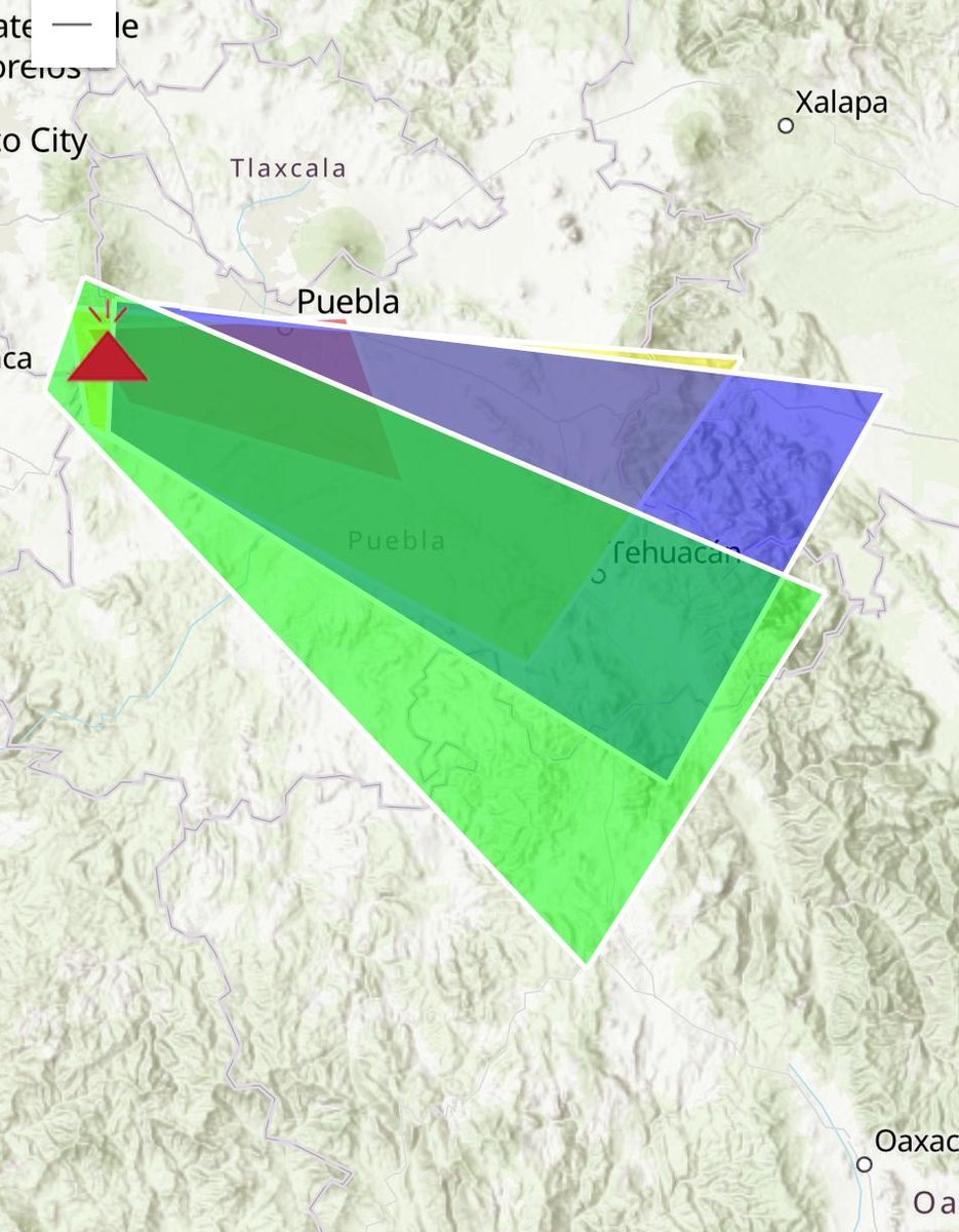 PCPueblaCapital's tweet photo. #MonitorPopocatépetl 🌋 | 06:30 horas - se registra fumarola de alta intensidad.

🌬️ Dirección del viento: Este - Sureste. 

🔴 Probabilidad de caída de ceniza: Alta.

Mantente informado a través de canales oficiales. 👨‍🚒 https://t.co/GxA4pZmlF7