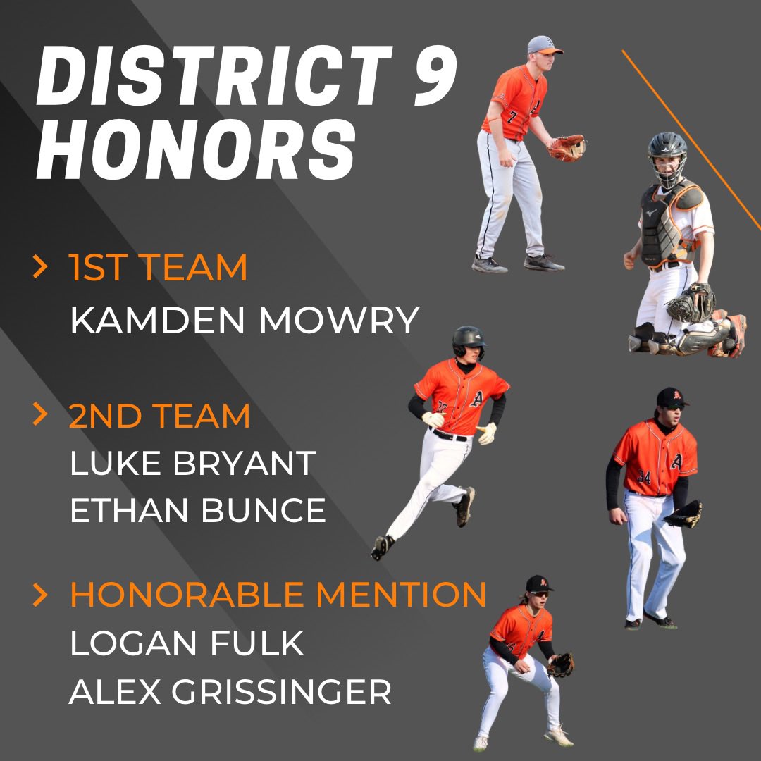 Congratulations to our Ohio Cardinal Conference and District 9 Honorees! #GoArrows