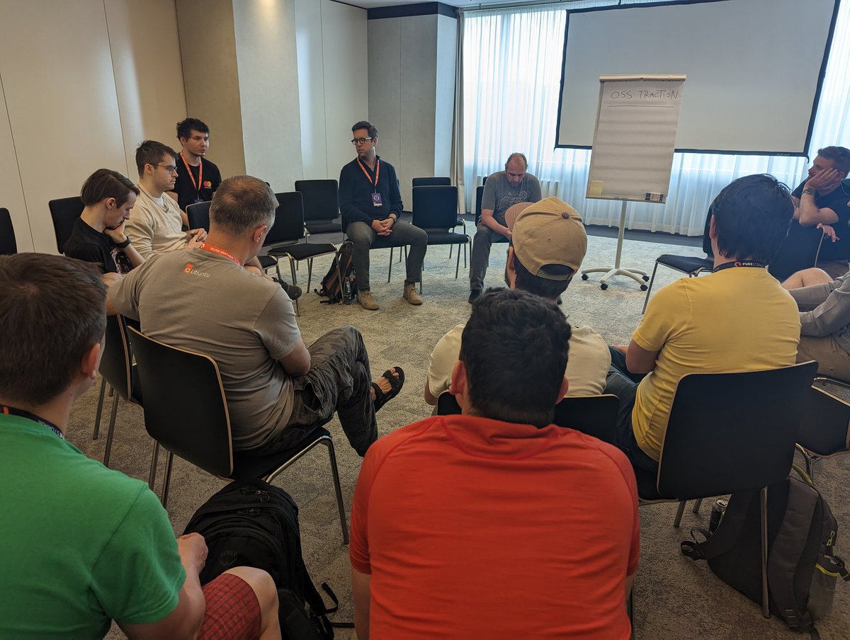 DevOpsDaysPrg's tweet image. Some vivid, engaging and thought-provoking discussions ongoing 🗣️👥 at #openspaces at #DevOpsDaysPrague