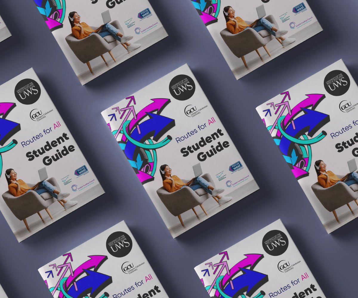 RoutesforallUWS's tweet image. Thanks to Gillian from printing for always producing the best work for us!📕 @UniWestScotland #uwsprinting #printanddesign