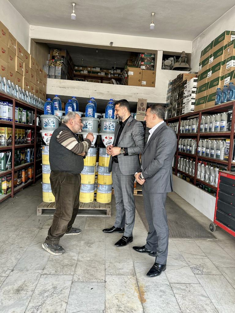 leventozmen49's tweet photo. Sanayi esnafımıza iade-i ziyarette bulunduk. Bizleri muhabbetle karşılayan hemşehrilerimize teşekkür ediyorum. https://t.co/wz65VlBGK3