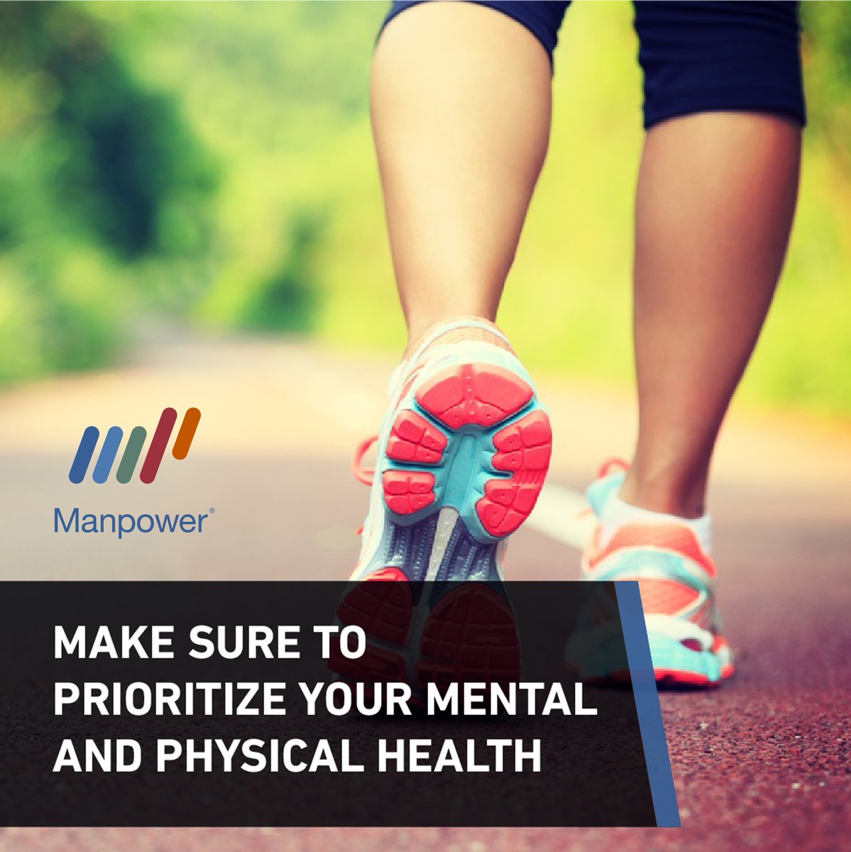 ManpowerTville's tweet photo. Balance is the key to success. And while it might be tempting to constantly hustle to excel in your career, it’s important to take care of your mental &amp; physical health.
Need some ideas? Take short breaks throughout the day to stretch, clear your mind, engage in activities. https://t.co/rDc2iYDCOP