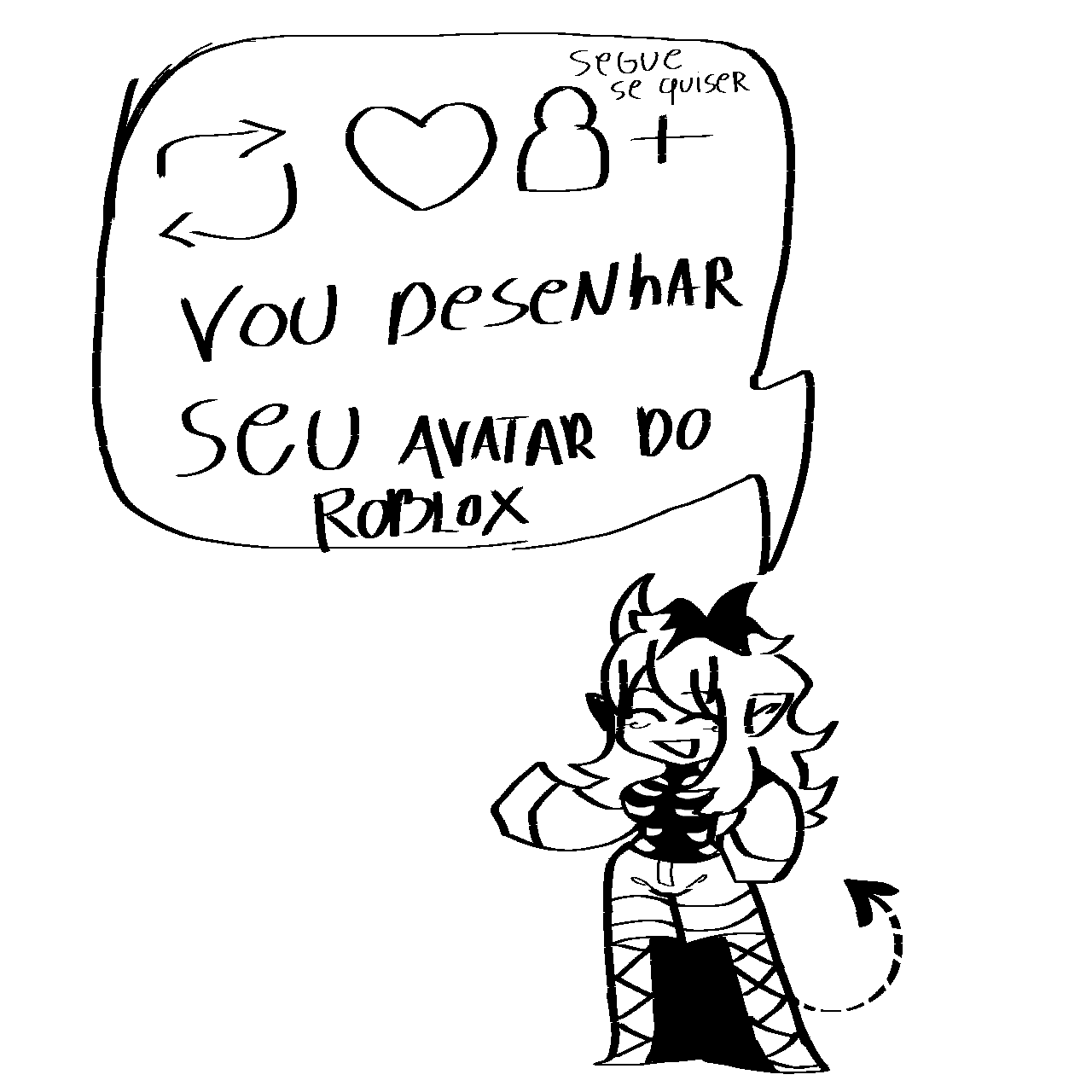 DESENHANDO AVATAR roblox - Ela fez Ele e Ele fez Ela ! 