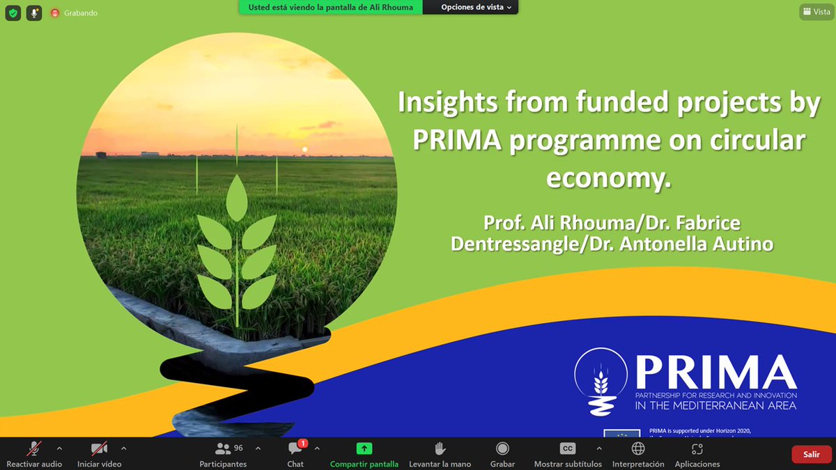 Thank you very much to all the participants! 

It has been a great @Med4Waste webinar, looking at the future and sharing #Mediterranean experiences in organic waste management and sustainable agriculture!  👏🏻👏🏻

#ONEMED #GOMED #MadeInMed