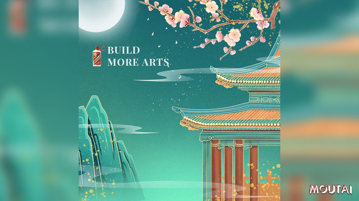 From magnificent pavilions to graceful gardens, Chinese architecture is a living embodiment of a long-lived civilization. Come with #Moutai, who also condense generations of wisdom & craftsmanship, to explore the oriental aesthetic spread over the land of #China. #BuildMoreArts