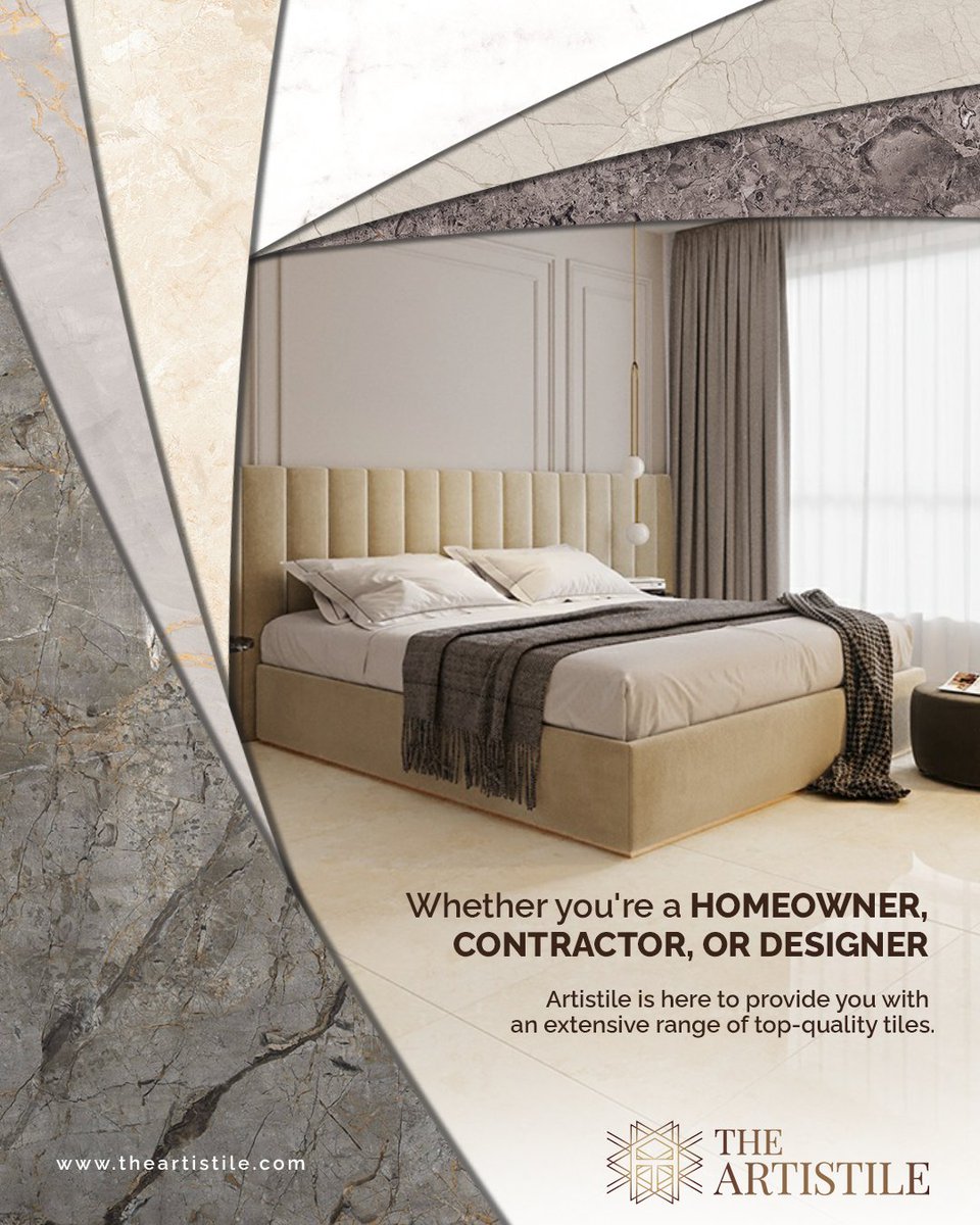 theartistile's tweet photo. From sleek and modern to classic and timeless designs, we have something to suit every style and preference. 🏠
Follow us to join our growing community and embark on a journey of transforming your spaces with beautiful tiles. ✨
#ArtistileIndia #Artistile #TilesSupplier https://t.co/Pnxd8XX5Gw