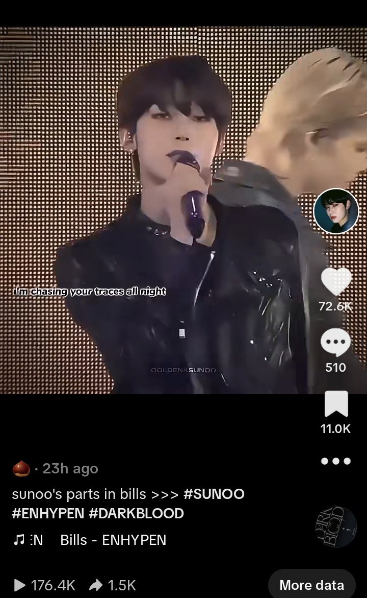 goldenksunoo's tweet photo. this part of sunoo in bills that i posted is getting viral and currently  first under the offcial music in tiktok 🥹

#SUNOO #선우 https://t.co/JXXIJVoZsB
