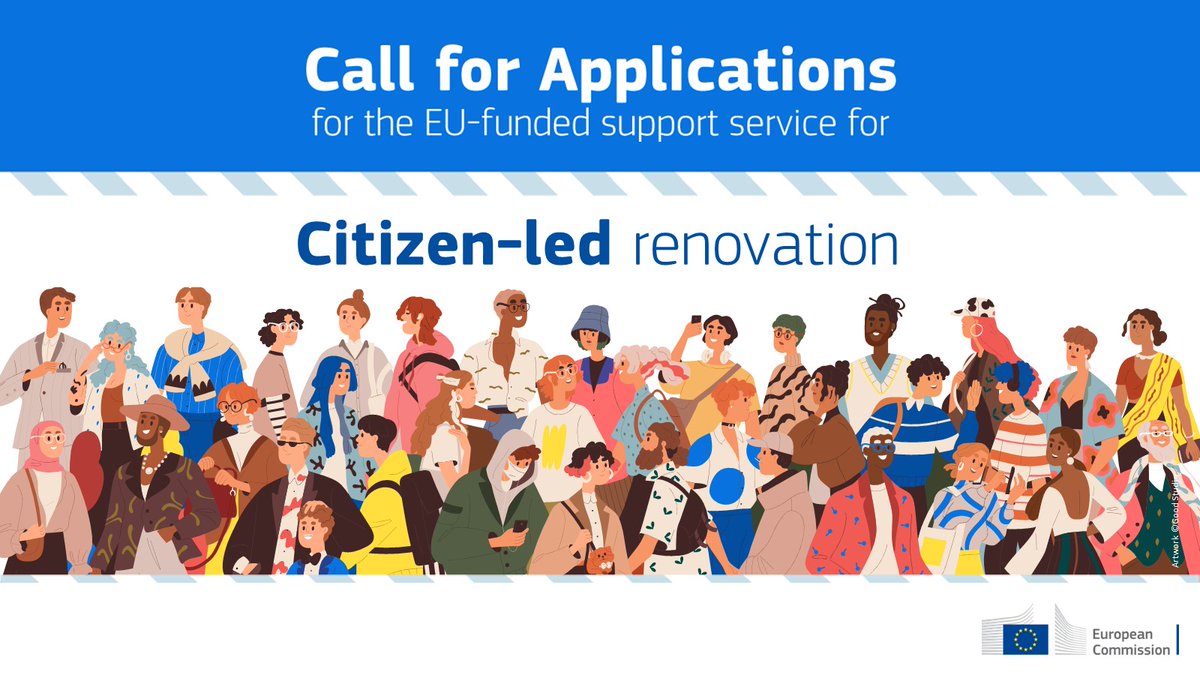 EU #energycommunities and one-stop-shops for #renovation can still apply until 🗓️ 31 May to receive support for their citizen-led renovation 🛠️🏠🏗️👷🏽‍♂️ projects.

More about the #CitizenLedRenovationEU call 👇🏽

europa.eu/!6P6Mrx
