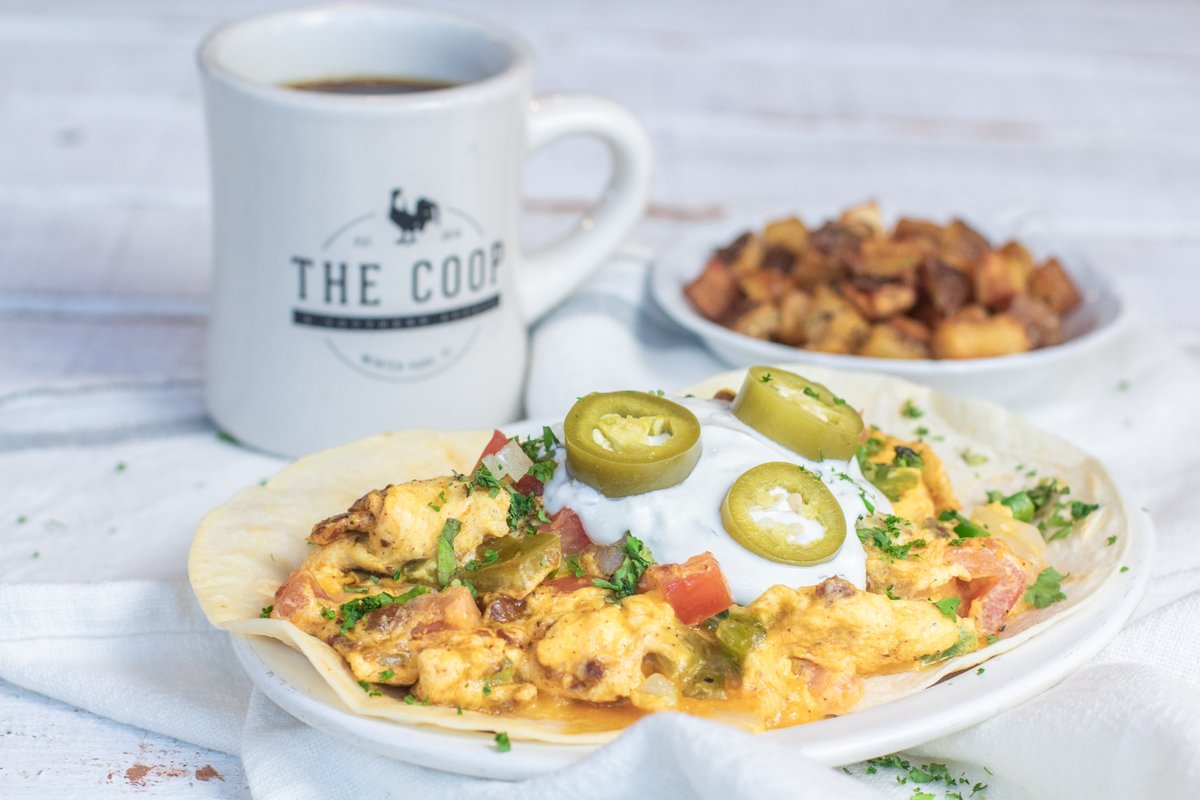 A flavorful morning awaits you with our Mexican Scramble! 🍳  ⛅