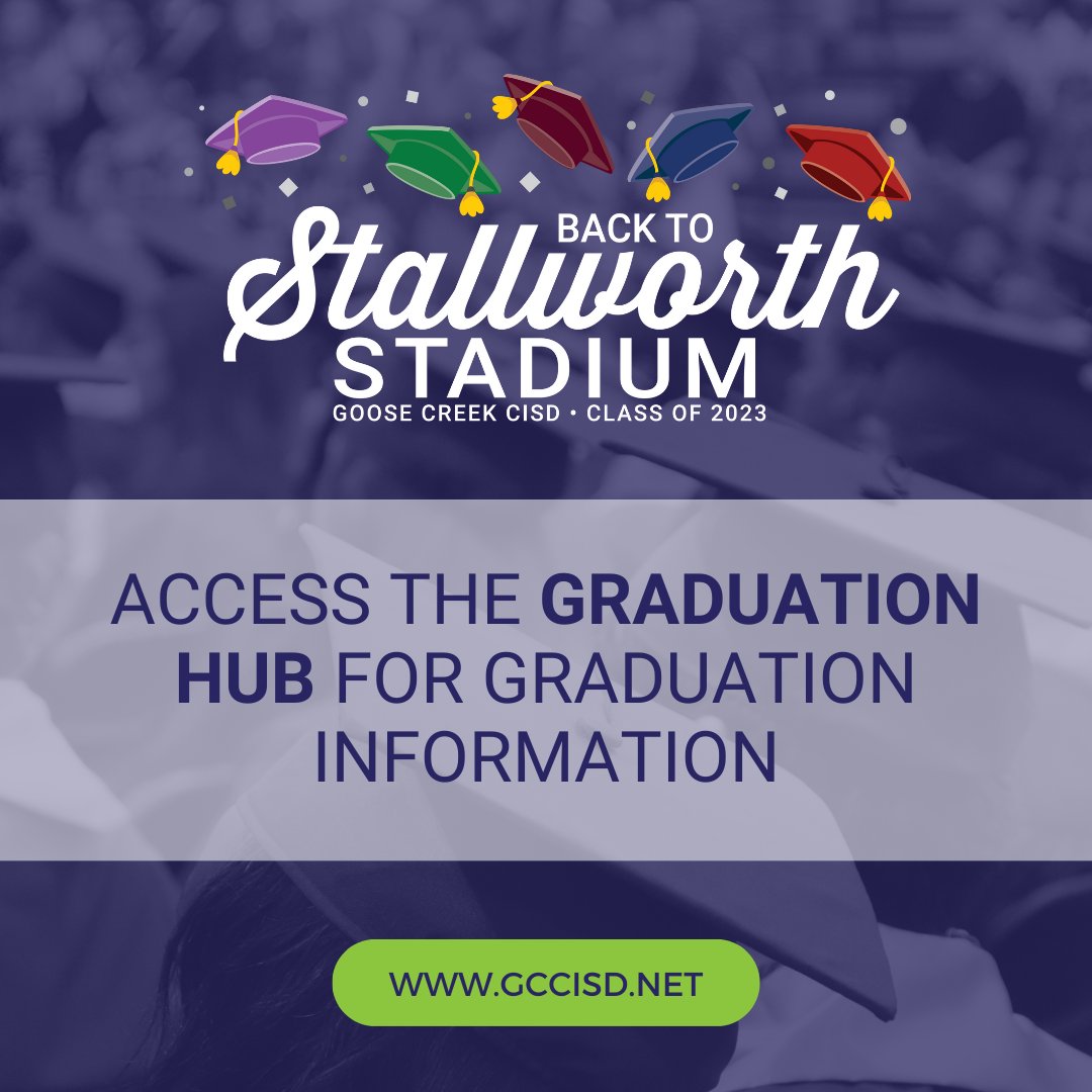 Everything you need to know for Graduation 2023 can be found here ➡️ gccisd.net/page/graduation
🎓 #gcGIANTS #backtostallworth