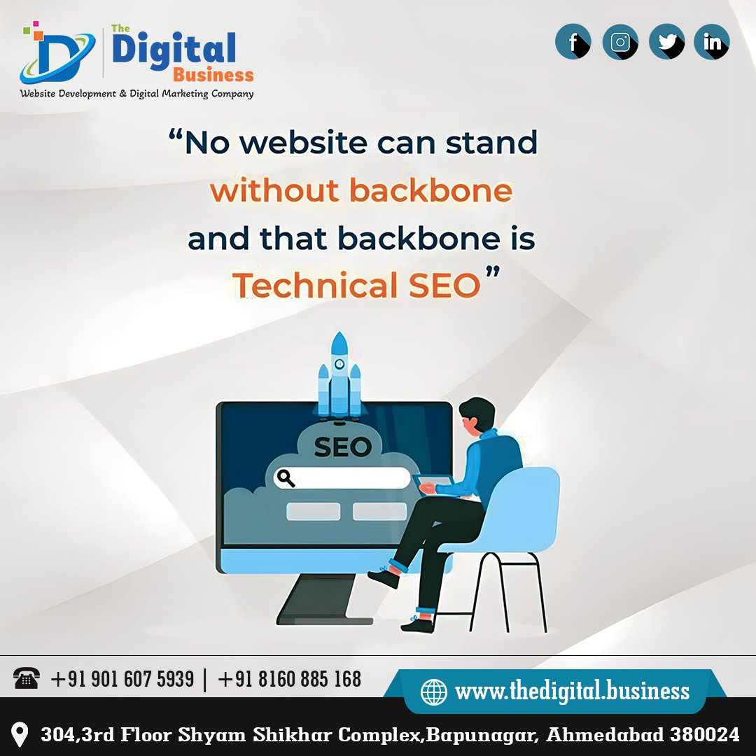 thedigitalbusi's tweet photo. 📷 No Website can stand without backbone and that backbone is Technical SEO 📷
#reels #reelsinstagram #reelsvideo #reel #TheDigitalBusiness #TheDigitalBusinessBapunagar #TheDigitalBusinessAhmedabad #tranding #trandingpost #instalike #instadaily #facebooklike #facebookdaily https://t.co/isyBrIpFZq